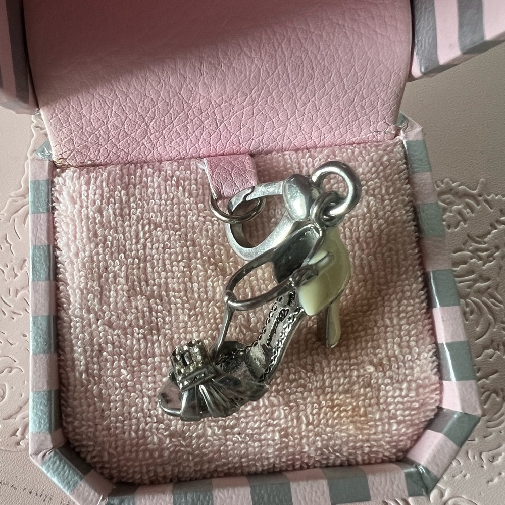 Juicy Couture | Vintage High Heel Charm - Silver